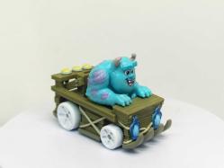 Hot Wheels Racer Verse Disney Pixar Monsters Sulley Mattel - Diecast Model Araba Oyuncak Araba