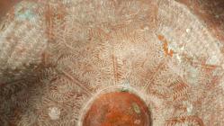 BAKIR HAMAM TASI 1950 Lİ YILLAR EL EMEĞİ DÖVME BAKIR HAMAM TASI 185