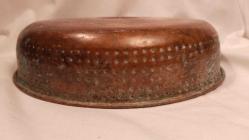 BAKIR HAMAM TASI 1950 Lİ YILLAR EL EMEĞİ DÖVME BAKIR HAMAM TASI 185