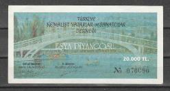 TÜRKİYE KEMALİST YAZARLAR VE SANATÇILAR DERNEĞİ 1994 EŞYA PİYANGOSU
