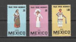 1981 MEKSİKA GELENEKSEL KIYAFETLER TAM SERİ MNH