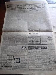 Cumhuriyet Gazetesi - 30 Ocak 1950 - 500. Fetih yılı Ve Fatih Abidesi yazan Abidin Daver Başmakale - Demokrat Parti ve CHP Ege'de seçim mücadelesine başladı - Demokrat Parti başkanı Bayar İzmir'de hilli Uran da Manisa'da Dün birer Nutuk söylediler fotoğraf - Edirne şilebi dün Manş denizinde battı fotoğraf - Güney İran'da şiddetli bir yer sarsıntısı oldu - Kızıl Çin lideri Mao müşkül durumda - Mao Tse Tung ile Stalin Moskova'da bolçay tiyatrosunun locasında yan yana otururlarken fotoğraf - Yaşar Doğu Bağdat'ta - Çorum ve Füruzan  vapurları çarpıştılar - Enver Hoca fotoğraf - İlk meclisi mebusan reisi Ahmet Rıza Beyin hatıraları yazı dizisi - şeytanın kudreti bu akşam Atlas sinemasında - intikam filmi İpek sinemasında - Cemil Sait Barlas tütün ve balık mevzuu üzerinde bir konuşma yaptı - mason derneği Kongresi - Rusyada Yahudi düşmanlığı - Galatasaray yeni bir rekor yaptı - ölüme doğru yazan Agatha Christie yazı dizisi - büyükada'da dün yapılan kır koşusu - düşünen makinelerin kabiliyeti