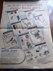 Cumhuriyet Gazetesi - 29 Ocak 1950 - başlarken yazan Nadir Nadi Başmakale - seçim komisyonu çalışmasını bitirdi - Manisa Kongresi CHP İl Kongresi dün açıldı - Kominform ilkbaharda Tito'ya hücum edecek - İzmir demokratlarının dünkü toplantısı - Demokrat Parti İl Başkanı Ekrem Hayri Üstündağ kongre'de iktidara hücumlarda bulundu - Avrupa'ya şubatta silah gönderilecek - Vali Fahrettin Kerim Gökay okul ve talebe yurtlarında fotoğraf - Endonezya'daki isyanın İstanbullu elebaşısı yüzbaşı Westerling fotoğraf - Haftanın Şakaları Yazan Burhan Felek - İlk meclisi mebusan reisi Ahmet Rıza Beyin hatıraları yazı dizisi - hemşerilerimle yazan Falih Rıfkı Atay - Nuh'un gemisi kanada'da - Ölüme Doğru Yazan Agatha Christie yazı dizisi - 1949-1950 Yunus Nadi mükafatı bir yurt yazısı Yeşilhisar - İstanbul Basketbol Şampiyonası - Zorlu misafir Bugün Melek sinemasında - Pisa'nın eğri kulesi yıkılma tehlikesinde fotoğraf - Yılmaz Reis ipek sinemasında - Patrik Athegonaras ve Muammer Karaca fotoğraf