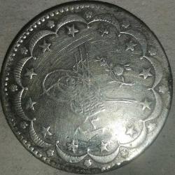 OSMANLI DÖNEMİ  1876  1293/3  20  KURUŞ  GÜMÜŞ  24,06  GRAM