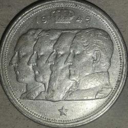 BELÇİKA 1948  100  FRANK    GÜMÜŞ  18  GRAM