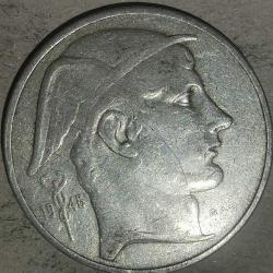 BELÇİKA 1948  50 FRANK  GÜMÜŞ  12,5  GRAM