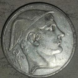 BELÇİKA 1948  50 FRANK  GÜMÜŞ  12,5  GRAM