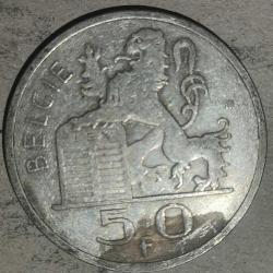 BELÇİKA 1948  50 FRANK  GÜMÜŞ  12,5  GRAM