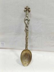 K22----GÜMÜŞ KAPLAMA ESKİ ÇAY KAŞIĞI