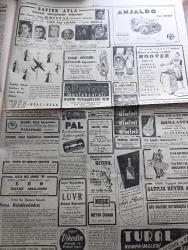 Cumhuriyet Gazetesi - 30 Aralık 1948 - yürüyen politika yazan Nadir Nadi Başmakale - meclis içtimaında müessif bir Hadise oldu - Ahmet Tahtakılıç yumruklandı - Harriman'ın Ankara'daki temaslarına dair demeci - Hakkari bölgesinde 22 kişi şiddetli tipiden boğuldu - Amerika Türkiye'den mal almak istiyor - Amerika'nın askeri yardımı - bayan Belkıs Erkul apartmandan başka bütün servetini Darüşşafakaya bağışladı fotoğraf - dünyayı meşgul eden Aşk macerası Rita Hayworth ve Prens Ali Han fotoğraf - Vakko eşarpları - kaçakçılık vahime ve ihtimalleri yazan Burhan Felek - sihirli kuvvet filmi Saray sinemasında -  Üç ahbap çavuşlar casuslar peşinde Üsküdar sunar sinemasında - Safiye Ayla yılbaşı gecesinden itibaren her akşam yalnız kristal salonunda - Kavaklıdere şarapları - Bulmaca - Volvo kamyonları - Sheaffer's Dolma Kalem - Harriman  Dışişleri bakanımız Necmettin sadakla görüşürken fotoğraf - şehir meclisinde Dolmabahçe gazhanesi'nin nakli meselesi görüşüldü - Kocaeli canavarı Basri Ersoy