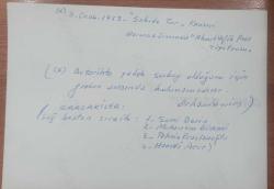 Marmara Sineması 5 Ocak 1953 Sabite Tur konserinden bir fotoğraf