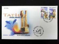 2004 Avrupa (tatil) ilk gün zarfı FDC