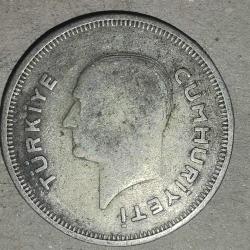 TÜRKİYE 1936  25 KURUŞ  GÜMÜŞ  3   GRAM