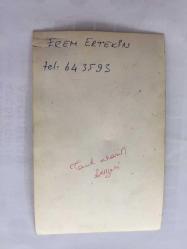 TARIK AKAN'A BENZEDİĞİ SÖYLENEN EREM ERTEKİN'İN ORİJİNAL FOTOĞRAFI - 14 x 9 cm EBADINDA