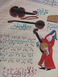 Minyatür, Farsça El Yazma Ağarlı Kağıt üzerine çizilmiş minyatür. 20,5 x 29 cm