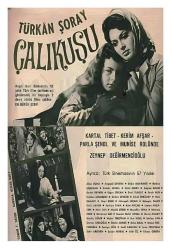 1966 - ÇALIKUŞU FİLMİNİN KARTPOSTALI 4 - TÜRKAN ŞORAY, KARTAL TİBET, KERİM AVŞAR, PARLA ŞENOL, ZEYNEP DEĞİRMENCİOĞLU