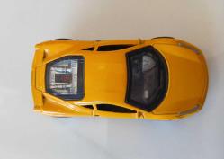 Çek Bırak Araba. Ferrari 458 Italia. Diecast 1/64 Sarı Spor Araba. Detaylı Ayrıntılara Sahip Küçük Bir Model Araç, 2014. (Yüksek Kaliteli Plastik Metal Alaşımlı.) Made in China. Koleksiyonluk.