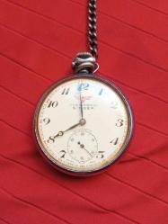 Sınger TCDD için üretilmiş çalışır durumda cep saati orjinal  köstekli