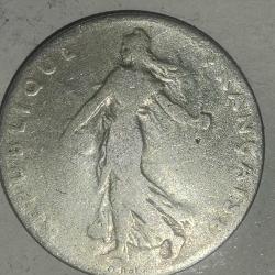 FRANSA  1901   50 CENTIMES   GÜMÜŞ  2,5 GRAM