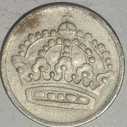 İSVEÇ  1958  10  ÖRE    GÜMÜŞ  1,40  GRAM