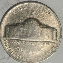 AMERİKA 1943  P   5 CENT     GÜMÜŞ  5  GRAM