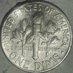 AMERİKA 1964 1 DİME     GÜMÜŞ  2,5  GRAM