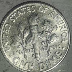 AMERİKA 1964   1 DİME     GÜMÜŞ  2,5  GRAM