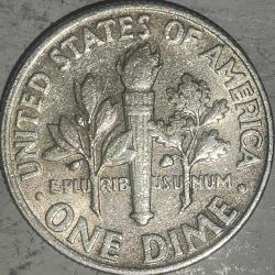 AMERİKA 1964   1 DİME     GÜMÜŞ  2,5  GRAM