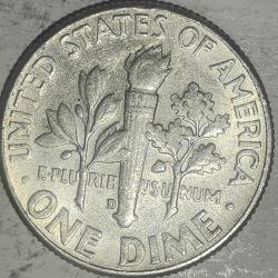 AMERİKA 1964   1 DİME     GÜMÜŞ  2,5  GRAM