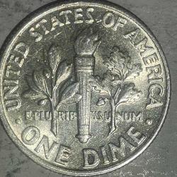 AMERİKA 1964   1 DİME     GÜMÜŞ  2,5  GRAM