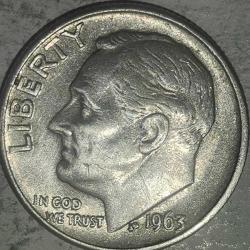 AMERİKA 1963  1 DİME     GÜMÜŞ  2,5  GRAM