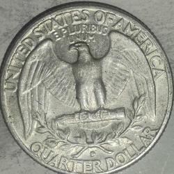 AMERİKA 1964   ÇEYREK DOLAR   QUARTER DOLAR  25 CENT    GÜMÜŞ  6,25  GRAM