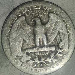 AMERİKA 1943   ÇEYREK DOLAR   QUARTER DOLAR  25 CENT    GÜMÜŞ  6,25  GRAM