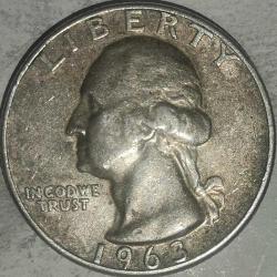 LOT.7 » AMERİKA 1963   ÇEYREK DOLAR   QUARTER DOLAR  25 CENT    GÜMÜŞ  6,25  GRAM