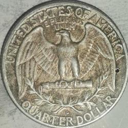 AMERİKA 1962  ÇEYREK DOLAR   QUARTER DOLAR  25 CENT    GÜMÜŞ  6,25  GRAM