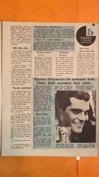 PERDE HAFTALIK SES, TİYATRO VE SİNEMA MECMUASI DERGİSİ - 26 ŞUBAT 1968 SAYI: 9 HÜLYA KOÇYİĞİT - SELİM SOYDAN - CÜNEYT ARKIN - JANE FONDA - NURI SESİGÜZEL - AYFER BAŞIBÜYÜK - MÜNİR NUREDDİN SELÇUK - YAHYA KEMAL - LÜTFİ GÖKMEN - AFİFE EDİPOĞLU - KEVSER TANRIKUT - MENNAN TANRIKUT - SEVİM TAN ÜREK - AHMET ÜREK - MUZAFFER AKGÜN - MUALLA - EDİP AKIN - FAZIL DURUKAN - ÜLKER KIVILCIM - YAVUZ KARAKAŞ - MERAL POLAT - ESAT MAHMUT KARAKURT - MELEK KOÇYİĞİT - NILÜFER KOÇYİĞİT - FERYAL KOÇYİĞİT - SELDA ALKOR - HÜLYA KOÇYİĞİT - SELİM SOYDAN - CÜNEYT ARKIN - JANE FONDA - NURI SESİGÜZEL - AYFER BAŞIBÜYÜK - MÜNİR NUREDDİN SELÇUK - YAHYA KEMAL - LÜTFİ GÖKMEN - AFİFE EDİPOĞLU - KEVSER TANRIKUT - MENNAN TANRIKUT - SEVİM TAN ÜREK - AHMET ÜREK - MUZAFFER AKGÜN - MUALLA - EDİP AKIN - FAZIL DURUKAN - ÜLKER KIVILCIM - YAVUZ KARAKAŞ - MERAL POLAT - ESAT MAHMUT KARAKURT - MELEK KOÇYİĞİT - NILÜFER KOÇYİĞİT - FERYAL KOÇYİĞİT - SELDA ALKOR - ROBERT MITCHUM - ANTHONY QUINN - VAN JOHNSON - ALAIN - TAM TAKIM - 28 SAYFA