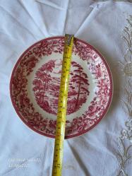 Eski BAVARİA porselen dekoratif tabak 21 cm