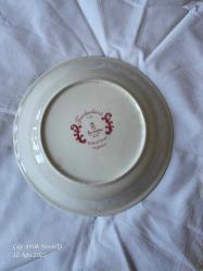 Eski BAVARİA porselen dekoratif tabak 21 cm