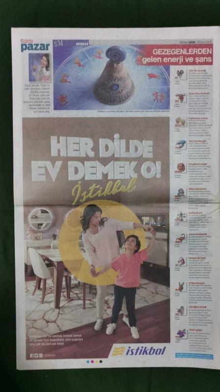 Hürriyet Pazar Gazete 22 Nisan 2018 Melike İpek Yalova,ROBOT