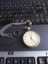 Cep Saati, Köstekli Cep Saati, İsviçre Üretimi Cortebert Marka Devlet Demiryolları Tren Görselli Nadir Çıkan Koleksiyonluk, Çalışır Vaziyette ,