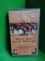MUCH ADO ABOUT NOTHING, VHS video kaset orjinal dilinde