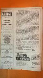 ARTİST SİNEMA, FİLM, TİYATRO, SES, SOSYETE MAGAZİN MECMUASI DERGİSİ - 11 MAYIS 1961 SAYI: 42 MUHTEREM NUR - SOLEY - GÖKSEL ARSOY - TÜRKAN ŞORAY - EŞREF EKİCİGİL - ATTİLA OĞUZ - RECEP EKİCİGİL - VECDİ BÜRÜN - YAŞAR ÖZEN - SADULLAH USUMİ - ZAFER SÜLEK - ÇETİN ÖZKIRIM - VECDİ BENDERLİ - ORHAN KUYUCAKLI - GALİP ÖRGE - ÜLKÜ ERAKALIN - A TARIK TEKÇE - ORHAN GÜNŞİRAY - GÜNDOĞAN TUNCER - SAYRA ORKAN - L SASON - NAIL YURDAKUL - OSMAN ÖZCAN - İSMET ATALAY - YÜCEL KÖKSAL - MUZAFFER TEMA - MAHİR ÖZERDEM - PERVİN PAR - KENAN PARS - SYLVIA PENSES - DAVID WAYNE - KEENAN WYNE - CHARLES CHAPLIN - JOHN HUSTON - HARMON JONES - BARRY SULLUVAN - PETER GRAVES - GITA HALL - JACK LONDON - JACK DE WILLE - MICHAEL CURTIZ - EDWARD G ROBINSON - IDA LUPINO - JOHN GARFIELD - ALEKSANDR KNOX - BARRY FITZGERALD - ORHAN K - TAM TAKIM - 40 SAYFA