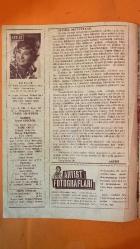 ARTİST SİNEMA, FİLM, TİYATRO, SES, SOSYETE MAGAZİN MECMUASI DERGİSİ - 19 TEMMUZ 1961 SAYI: 52 NERİMAN KÖKSAL - AHMET TARIK TEKÇE - GÖKSEL ARSOY - EVRİM FER - EŞREF EKİCİGİL - ATTİLA OĞUZ - RECEP EKİCİGİL - ZAFER SULEK - ÇETİN ÖZKIRIM - SADULLAH USUMİ - VECDİ BENDERLİ - ENİS OLCAYTO - YAŞAR ÖZEN - ORHAN KUYUCAKLI - GALİP ÖRGE - ORHAN GÜNŞİRAY - SAYRA ORKAN - LEON SASON - NAIL YURDAKUL - OSMAN ÖZCAN - FAZIL DURUKAN - SAYIL EMAN - YÜCEL KÖKSAL - LÂLE ORALOĞLU - SUPHİ KANER - FATMA GİRİK - MEMDUH ÜN - EKREM BORA - DARIO MORENO - FİKRET HAKAN - HASAN CEYLAN - MUZAFFER NEBLİOĞLU - MUHTEREM NUR - EROL TAŞ - FİKRET UÇAK - MENGÜ YEĞİN - MELİH ÜSTÜNGÖR - ATTİLA SUN - NİDA SUN - IŞIN KAAN - SUNAY USLU - KADRİ - ORHAN - ŞÜKRÜ - ASAF TENGİZ - DİCLEHAN BABAN - NURAY USLU - TÜRKAN ŞORAY - EKREM BORA - AHMET MEKİN - VECDİ BENDERLİ - BOHRET - SUPHİ KANER - LÂLE ORALOĞLU - FATMA GİRİK - MEMDUH ÜN - DARIO MORENO - GALİP ÖRGE - ULVİ URAZ - SEZER SEZİN - MUZAFFER NEBLİOĞLU - KADİR SA - TAM TAKIM - 40 SAYFA