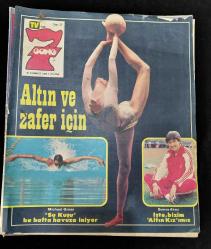 Tv'de 7 Gong Dergisi -30 Temmuz 1984- 1984 Los Angeles Yaz Olimpiyatları, Erol Evgin, Necla Nazır, Ali Kocatepe, Yıldırım Gürses, Boy George, Sibel Egemen, Tarık Tarcan, Dallas dizisi