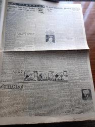 Cumhuriyet Gazetesi - 21 Mart 1950 - Sulh davasında suya düşen iddialar Cumhuriyet Başmakale - meclis dağılınca Demokrat Parti bir koalisyon kabilesi teşkilini talep edecek - meclist dün af tasarısını görüşmeye başladı - Stockholm güreşleri - dünkü güreşlerin galipleri Halil Kaya ve Mehmet oktav uçakta servis yapan kızın ikram ettikleri börekleri yerken fotoğraf - Fenerbahçe İsrail'de Dün 1-0 mağlup oldu fotoğraf - İstanbul sosyetesinin yakından tanındığı Handan Sezenel'in ölümündeki esrar - 12 adada emlakı olan Türkler - Şehir dram tiyatrosunda katil - ölüm gemisi filmi Lale sinemasında - sporun dertleri yazan Burhan Felek - bu akşam yapılacak boks maçları yazan Eşref Şefik - dünya futbol kupası için yeni kararlar - bugünkü radyo programı - Üç Silahşörler yazan Alexandre Dumas - Gripin - Warner ruj ve allıkları - Ali Muhittin Hacı Bekir şeker ve lokumları - Emlak Bankası - Mısır'da yakalanan kızıllar - Türk İtalyan andlaşması imza töreni cuma günü Roma'da yapılacak - hidrojen bombası