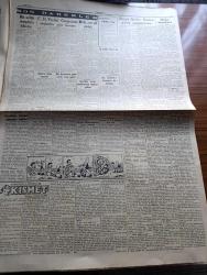 Cumhuriyet Gazetesi - 22 Mart 1950 - Yedi dava Cumhuriyet Başmakale - CHP grubunun seçimler için kararı - af tasarısı dün mecliste komisyona iade edildi - dünya grekoromen güreş şampiyonası - Bulgaristan Yugoslav münasebatı kesiliyor - dün geceki boks müsabakalarını avusturyalılar 3 2 kazandılar - Çin'e giren Sovyet kıtaları - Cumhuriyetin büyük röportajı Yurt ne diyor - Dün limanımıza gelen İngiliz harp gemisi - 1950 yılı başında İngiliz donanması yazan Abidin Daver - ölünceye kadar seninim filmi Çemberlitaş sinemasında - kanunsuz Sokak filmi Alemdar ve milli sinemada - komünizm ve milletlerin mukadderatı yazan Mirza Bala - Nevruz Bayramı sebebiyle İran konsolosluğunda tören fotoğraf - Üç Silahşörler yazan Alexandre Dumas - şehir dram tiyatrosunda Deli Saraylı - Dağlar canavarı yarın akşam Saray sinemasında - meşhur Türk şekercisi Ali Muhittin Hacı Bekir - bugünkü radyo programı - Nevrol Cemal - Dentol antiseptik diş macunu - Philips Radyo - Parker 51 dolma kalem