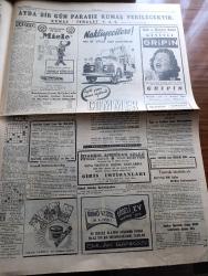 Cumhuriyet Gazetesi - 24 Mart 1950 - bu tefrik zararlıdır yazan Abidin Daver Başmakale - İsmet İnönü Dün ilk seçim nutkunu söyledi - İkinci bir meclis kurulacak - Stockholmde yapılan dünya Greko Romen güreş birinciliklerinin açılış merasimi fotoğraf - dünya şampiyonluğunu kazanan Muharrem Candaş Yugoslav Ivan Gottbar'ı tuşa getirmeye çalışırken fotoğraf - Ali Özdemir ikinci müsabakasını da tuşla kazandıktan sonra Nuri hoca ile kucaklaşıyor fotoğraf - af kanunu tasarısı Dün gece de meclisten çıkmadı - 300. ölüm yılı münasebetiyle Rene Descartes Yazan Orhan Alisbah - Aşk ölmez filmi başrollerde Rukiye İbrahim Zozo Şekip Saraç Münir Abbas Faris Taksim sinemasında - Üç Silahşörler yazan Alexandre Dumas - Demokrat Parti eşya piyangosu - İstanbul Ankara Radyosu Programı - Bulmaca - Commer Kamyon - Dünya İkinciliğini kazanan Celal Atik yugoslavyalıyı tuşla yenmeye çalışırken fotoğraf - Stockholmdeki dünya güreş şampiyonasının dün akşam uçakla gelen ilk resimleri -  Güreşçi Ali Yücel Fotoğraf
