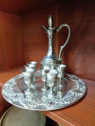 GÜMÜŞ KAPLAMA ZEMZEMLİK ŞERBETLİK TAKIMI