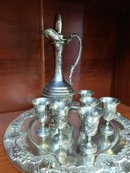 GÜMÜŞ KAPLAMA ZEMZEMLİK ŞERBETLİK TAKIMI