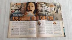 TEMPO HAFTALIK HABER DERGİSİ - SAYI : 41 - 11 EKİM 2005 -  ÜMİT BOYNER “CEM’İN SERGİSİNDE YANINDAYDIM” DİYEREK STÜDYO DENEYİMİNİ ANLATIYOR, TÜSİAD ADINA AVRUPA’DA TÜRKİYE’Yİ TANITMA KAMPANYASINI YÜRÜTÜYOR - TÜRKİYE’NİN AB SÜRECİNDEKİ DİPLOMATİK MÜCADELESİNE DESTEK VERİYOR, “PROPAGANDA DEĞİL GERÇEKLERİ ANLATMAK GEREK” DİYOR - JACK STRAW’UN “NE OLACAĞINI KESTİREMİYORUZ” SÖZÜNE TEPKİ GÖSTERİYOR, AVUSTURYA’NIN TUTUMUNU ELEŞTİRİYOR - TÜSİAD’IN 10 YILLIK TANITIM STRATEJİSİ: FRANSA, ALMANYA VE AVUSTURYA’DA SEÇMENİ HEDEF ALAN KAMPANYALAR PLANLANIYOR - TÜRKİYE’DE KADIN SORUNU OLDUĞUNU KABUL EDİYOR, “AMA EKONOMİDEKİ YERİ DE ANLATILMALI” DİYOR - KUŞ GRİBİ SALGINI TÜRKİYE’Yİ TEHDİT EDİYOR, DÜNYA SAĞLIK ÖRGÜTÜ VE SAĞLIK BAKANLIĞI 5 AŞAMALI SALGIN PLANINI HAZIRLADI - BADE GÜRLEYEN KUŞ GRİBİ VİRÜSÜNÜN 3. FAZI TAMAMLADIĞINI BELİRTİYOR, SALGININ 4–5 MİLYON KİŞİYİ ETKİLEYEBİLECEĞİ TAHMİN EDİLİYOR - PROF. DR. AHMET RASİM BADUR “DEVLET ZARARI KARŞILAMAZSA ÇİFTÇİLER HASTALIĞI GİZLER” UYARISIY  - 114 SAYFA